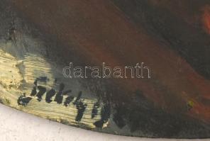 Székely 1924 jelzéssel (Dobai-Székely Andor?): Női félakt. Olaj, fa, 60×49 cm