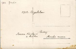 1912 Grado, Cigale, családi nyaralás a strandon / family holiday on the beach. photo