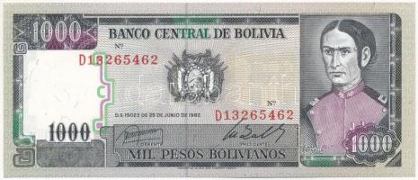 Bolívia 1982. 1000B T:I Bolivia 1982. 1000 Bolivianos C:UNC Krause P#167