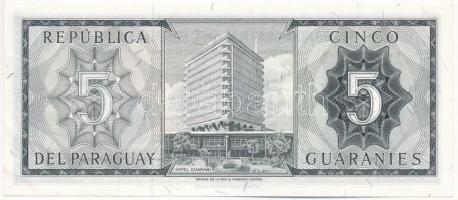Paraguay 1963. 5G T:I-,II
Paraguay 1963. 5 Guaranies C:AU,XF
Krause P#195b