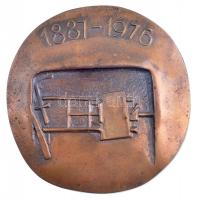 Kiss Nagy András (1930-1997) ~1976. "Holló László / 1887-1976" kétoldalas Br plakett, pere...