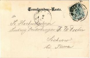 Wien, Vienna, Bécs XVIII. Währing, A. Fischbach's Etablissement "zum wilden Mann", Gr...