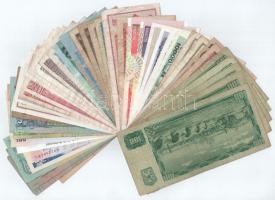 43db-os külföldi bankjegytétel, közte Indonézia, Ukrajna, Örményország, Törökország, Jugoszlávia, Cs...