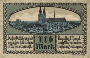 Német Birodalom/Weimari Köztársaság/Halberstadt 1918.12.1. 10M hivatalos érvénytelenítéssel T:I-