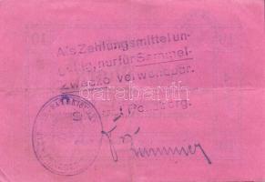 Német Birodalom/Weimari Köztársaság/Penzberg 1919.4.23. 10M hivatalos érvénytelenítéssel T:II