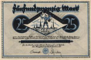 Német Birodalom/Weimari Köztársaság/Dortmund 1922.10.10. 25M (4x) 4klf db T:I,I-