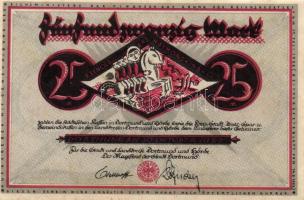 Német Birodalom/Weimari Köztársaság/Dortmund 1922.10.10. 25M (4x) 4klf db T:I,I-