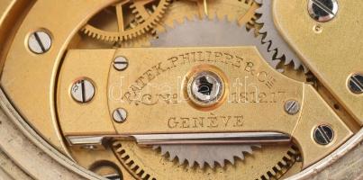 Patek Philippe zsebóra cca 1914. Jelzett szerkezettel, Szerkezet szám 181217. Számlapon néhány kis f...
