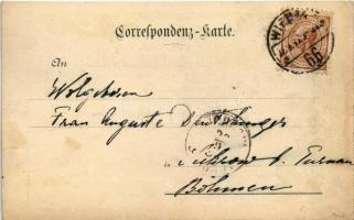 1898 (Vorläufer) Grünwald & Wallenfels Bambus v. Phantasie-Möbel-Fabrik. Jubiläums Ausstellung W...