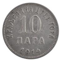 Montenegró 1914. 10p Ni T:2 Montenegro 1914. 10 Para Ni C:XF Krause KM#18