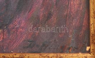 Daffinger Hanna (1883-?), 1909-ben a nagybányai szabadiskolában tanult: Erdőszéle. Olaj, karton. Jel...