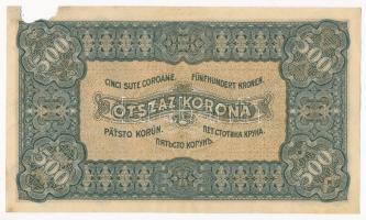 1923. 500K "5A 012 589693" nyomdahely jelölés nélkül T:II-anyagihány
Adamo K34