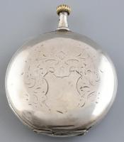 Szentgotthárdi óragyár ezüst (Ag) zsebóra. Sérült számlap, nem működik, jelzett d: 50 mm
