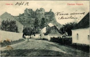 1908 Fülek, Filakovo; vár. Tamás Imre kiadása / Filakovsky hrad / castle ruins (EK)