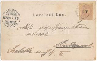 1899 (Vorläufer) Jóka, Jelka; Evangélikus templom, Katolikus templom, utca / Lutheran church, Cathol...