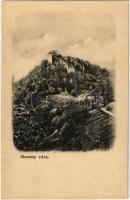 Murány, Murányalja, Murán; Murány vára, Obeliszk. Steegmüller fényirda / Muransky hrad / castle, obelisk, monument