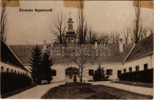 1916 Bajmóc, Bojnice; vár, udvar. Kiadja Gubits B. (Privigye) / castle, courtyard (fl)