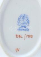 Herendi Magyaros mintás tálka, kézzel festett porcelán, jelzett, hibátlan, 6x8cm