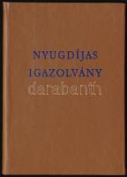 1989 Bp., BM fényképes nyugdíjas igazolvány
