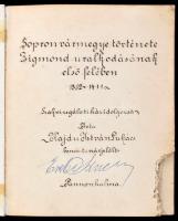 Sopron vármegye története Zsigmond uralkodásának első felében, 1382-1411, szakvizsgálati házidolgoza...