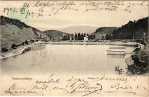1903 Selmecbánya, Schemnitz, Banská Stiavnica; Klinger-tó. Joreges özvegye és fia kiadása / lake (fl)