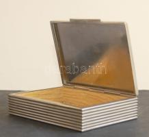Fém cigarettás és szivarkás doboz (13x9 cm)