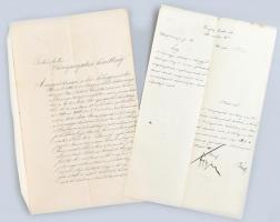 1895 Moson vármegyei körjegyzők kérelme díjazás tárgyában