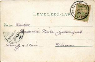 1905 Feketehegyfürdő, Feketehegy, Cernohorské kúpele (Merény, Vondrisel, Nálepkovo); látkép. Lomnicz...