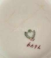 Csef bab tartó, porcelán, jelzett, m:21cm