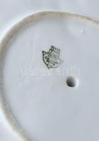 Zsolnay birkózó medvék, kézzel festett, jelzett (Markup Béla), hibátlan, m: 31 cm