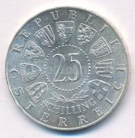 Ausztria 1961. 25Sch Ag "40 éves Burgenland" T:2 Austria 1961. 25 Schilling Ag "40th ...