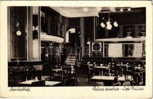 1933 Szombathely, Café Palace kávéház, belső (EK)