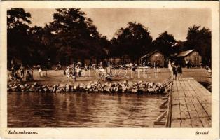 1942 Balatonkenese, Strand (EK)