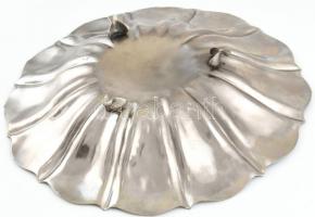 Fém tál kis kerek lábakkal d: 26 cm