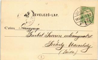 1903 Budapest IV. Újpest, Árpád út, villamos, gyár. Schön Bernát kiadása