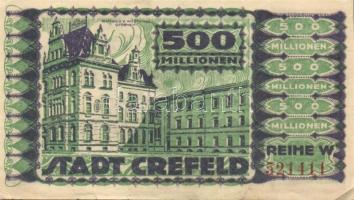Német Birodalom/Weimari Köztársaság/Crefeld 1923.9.14. 500.000.000M T:II