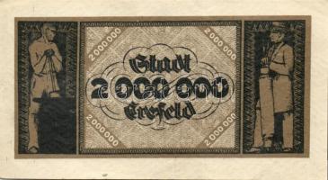 Német Birodalom/Weimari Köztársaság/Crefeld 1923.8.13. 2000.000M T:II