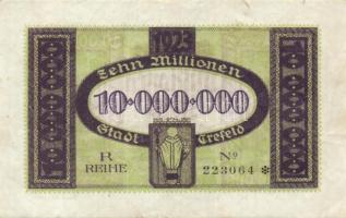 Német Birodalom/Weimari Köztársaság/Crefeld 1923.8.13. 10.000.000M T:II