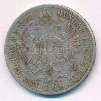 Ausztria 1880. 1Fl Ag "Ferenc József" T:2,2- patina 
Austria 1880. 1 Florin Ag "Fran...