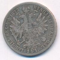 Ausztria 1873. 1Fl Ag "Ferenc József" T:2-,3 
Austria 1873. 1 Florin Ag "Franz Josep...