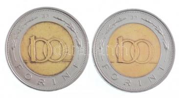 2002. 100Ft "Kossuth" (2x) T:2 patina, karc, kis ph, ü.
Adamo FOEM1