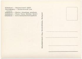 Lillafüred, Szakszervezeti üdülő. Képzőművészeti Alap - képeslapfüzetből