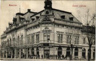 1912 Szarvas, Árpád szálloda. Sámuel Adolf kiadása (EK)