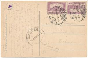 1925 Szeged, MÁV pályaudvar. vasútállomás. Vasúti levelezőlapárusítás 9210