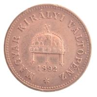 1892KB 1f Br Körmöcbánya T:1-,2 patina, ph
Hungary 1892KB 1 Fillér Br Kremnitz C:AU,XF patina, edge...