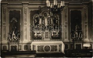 1926 Rimaszombat, Rimavská Sobota; templom belső / church interior. Foto Lux photo