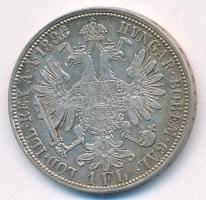 Ausztria 1886. 1Fl Ag "Ferenc József" T:2 patina, ü. 
Austria 1886. 1 Florin Ag "Fra...