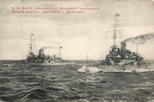 Monarch and Budapest ships