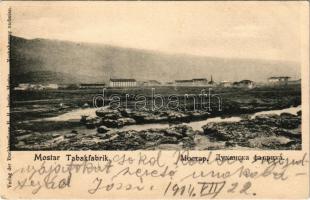 1904 Mostar, Tabakfabrik / tobacco factory + K. und k. Milit. Post Mostar