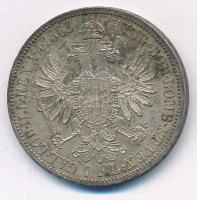Ausztria 1863A 1Fl Ag "Ferenc József" T:2 patina 
Austria 1863A 1 Florin Ag "Franz J...